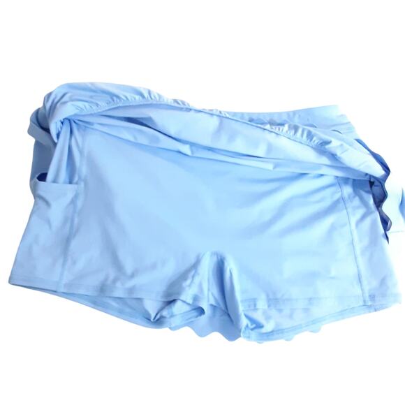 Lilly Pulitzer Miesha Zig Zag Skort UPF 50+ Meryl Jacaranda Blue Womens 8 NWT - Picture 4 of 12